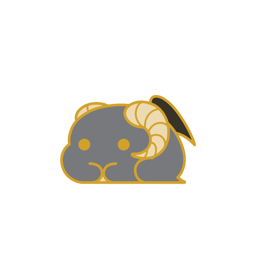Flynt the Stone Drakeling Enamel Pin - CuddleCore