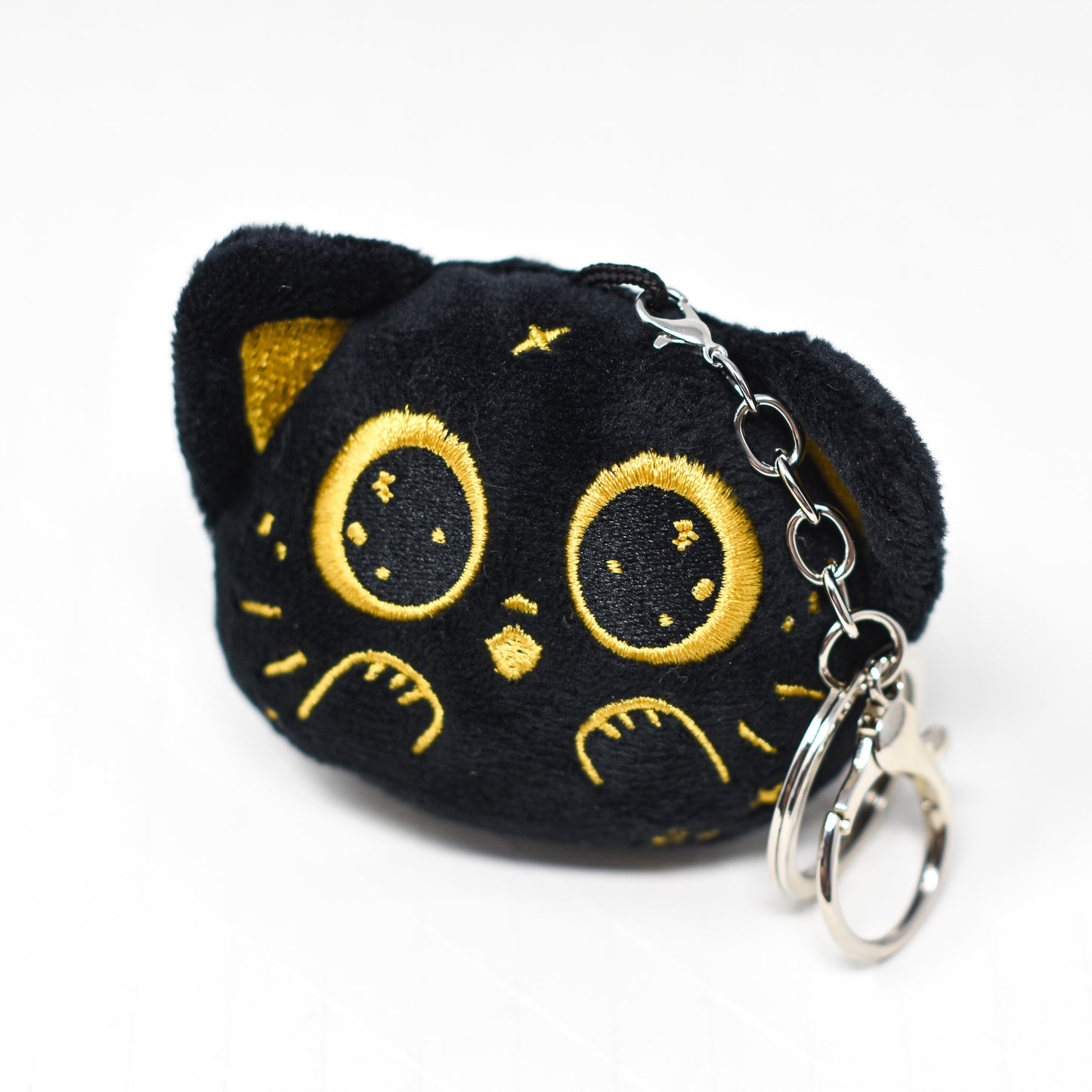 astral kitty plush key chain
