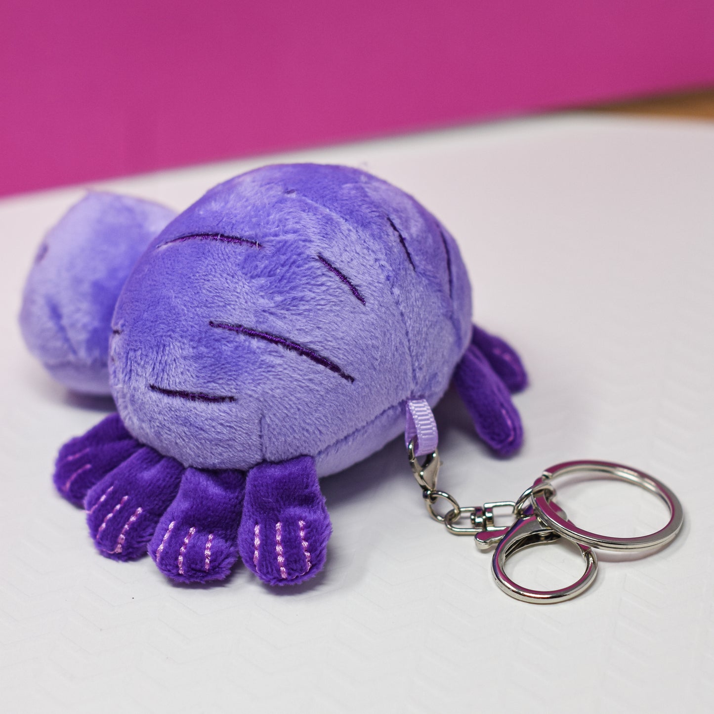 mimi the mini giant jumping spider keychain