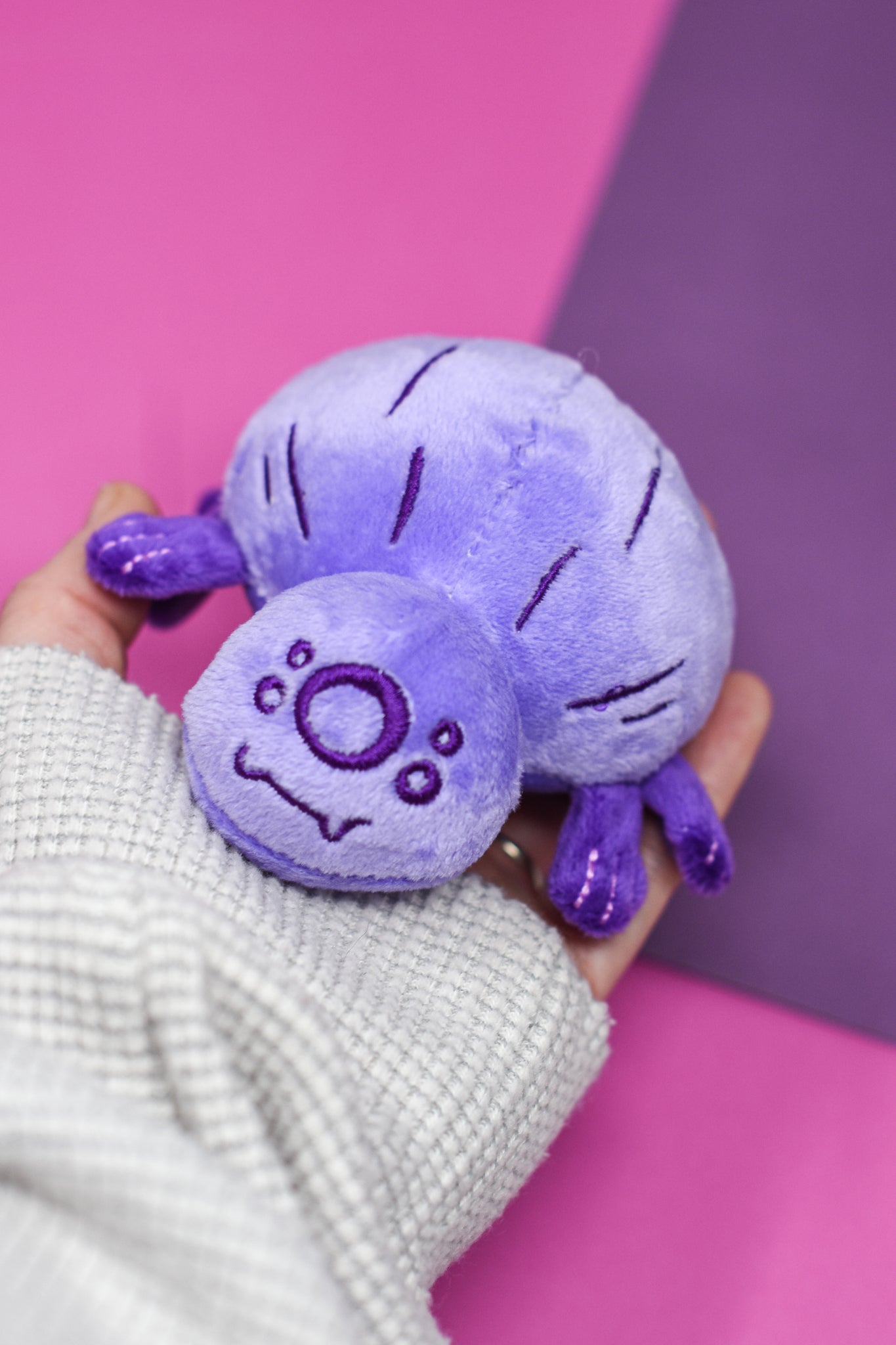 mimi the mini giant jumping spider keychain