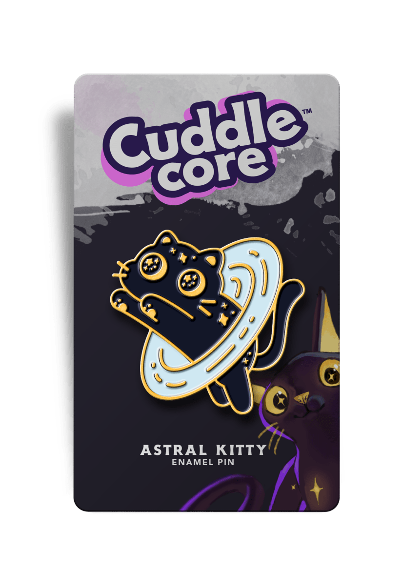 Astral Kitty Enamel Pin - CuddleCore