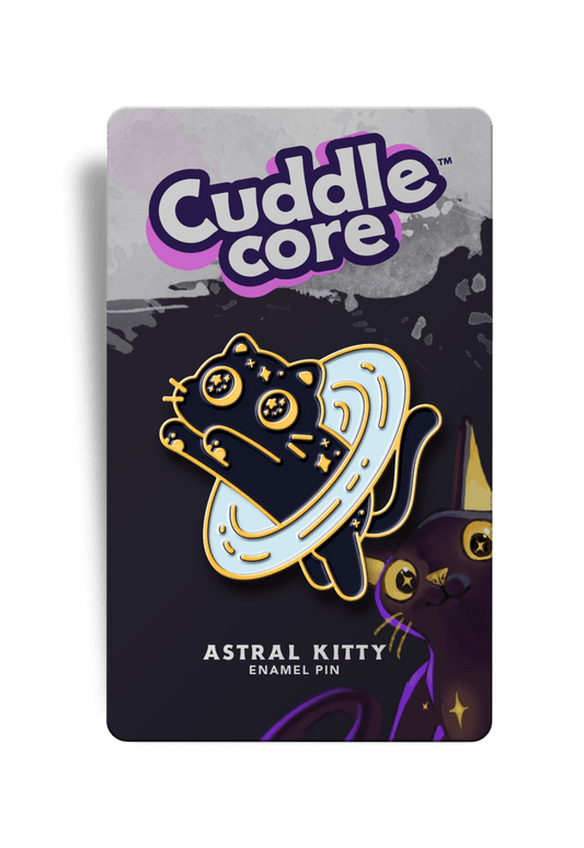 Astral Kitty Enamel Pin - CuddleCore