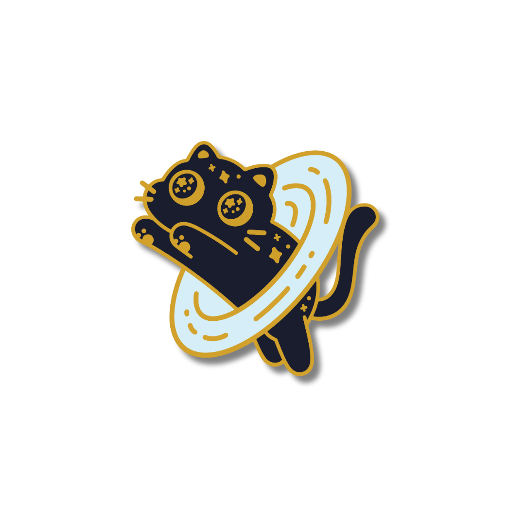 Astral Kitty Enamel Pin - CuddleCore