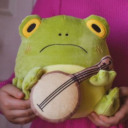 Banjo the Frog Plushie - CuddleCore