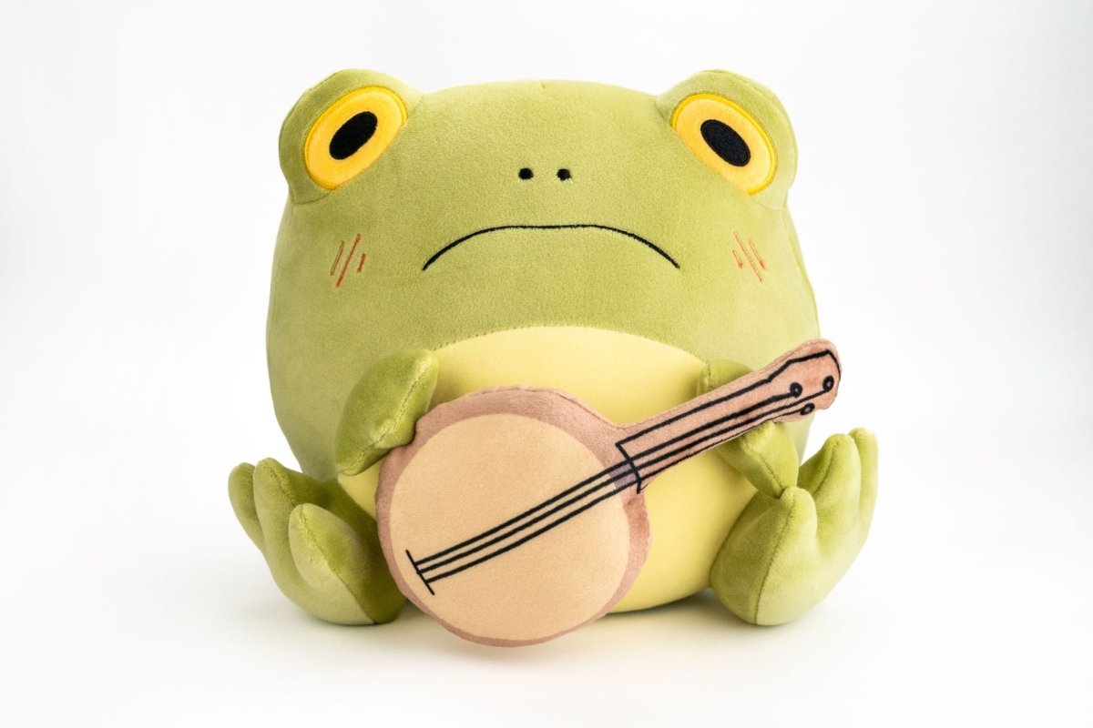 banjo the frog plushie - cuddlecore