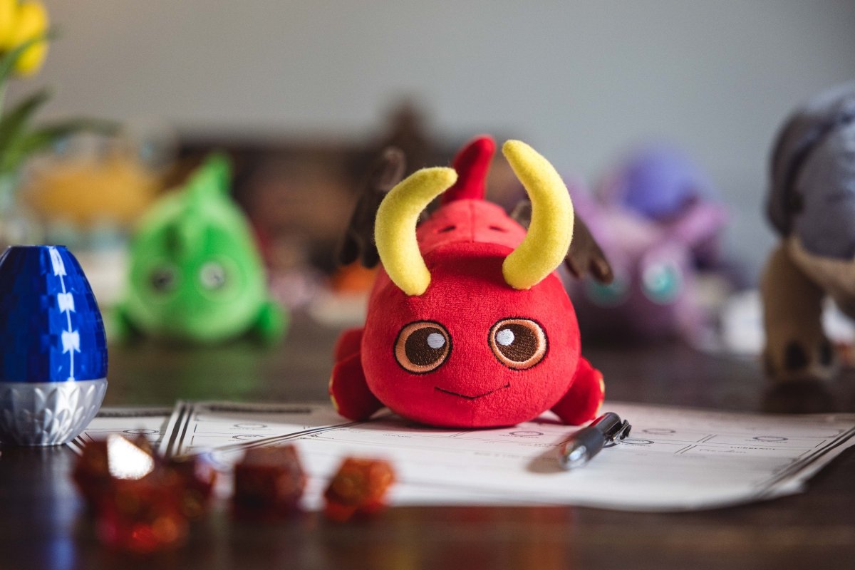 Ember the Fire Drakeling Plush - CuddleCore