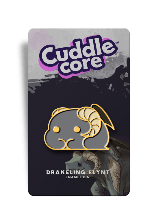 Flynt the Stone Drakeling Enamel Pin - CuddleCore