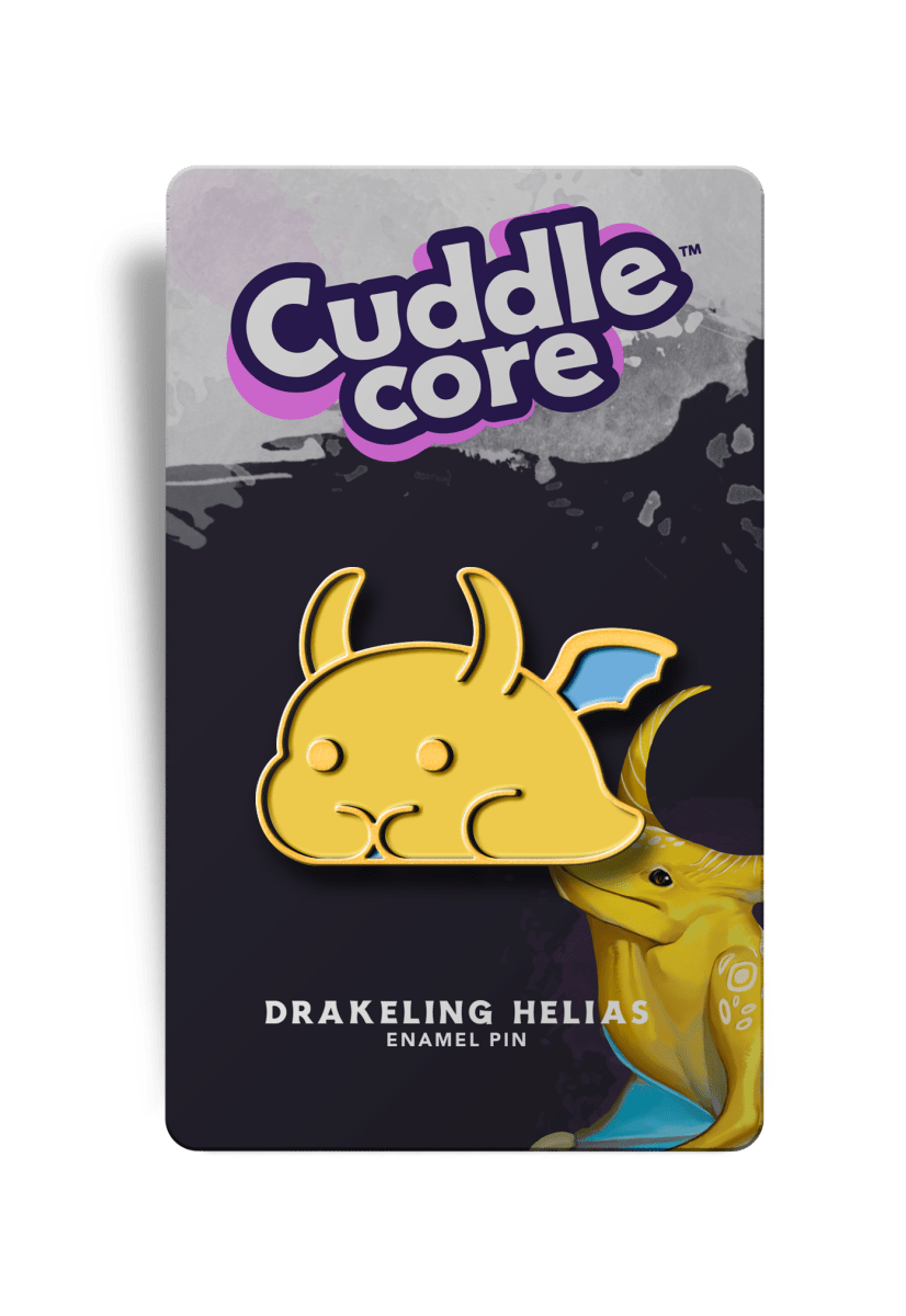 Heely the Sun Drakeling Enamel Pin - CuddleCore