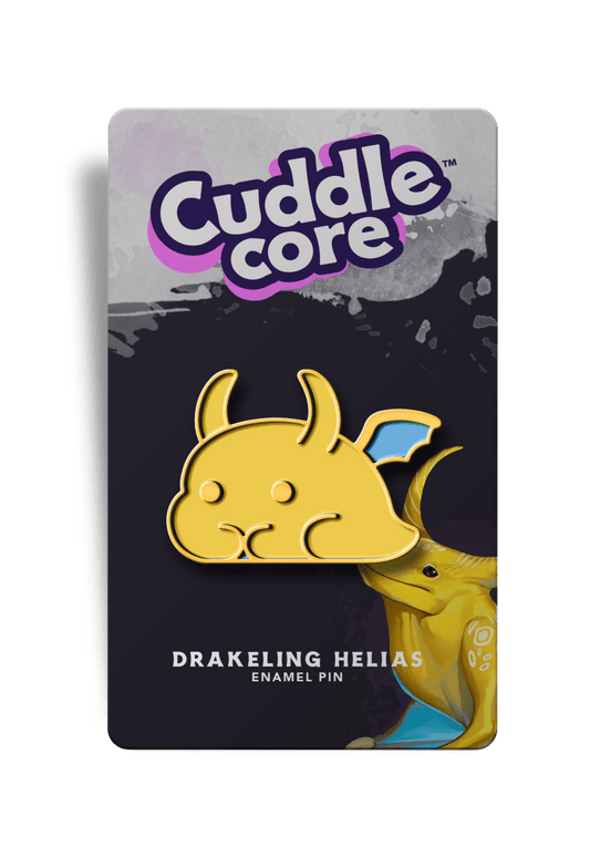 Heely the Sun Drakeling Enamel Pin - CuddleCore