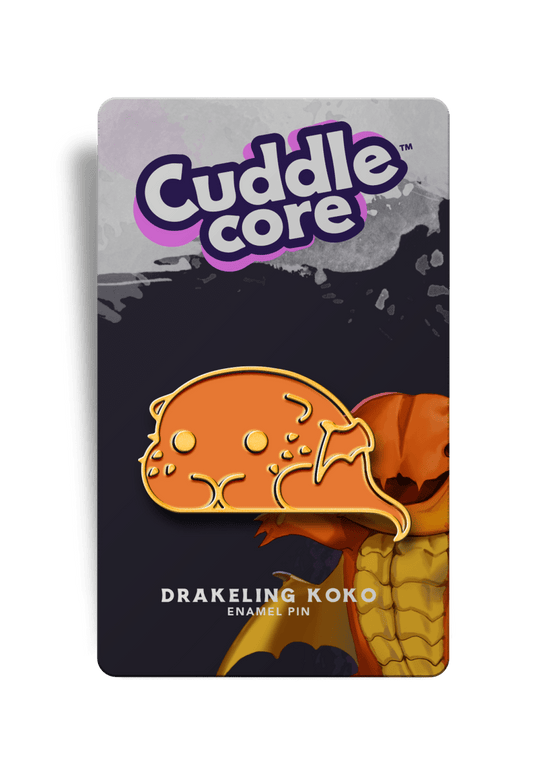 Komo the Sand Drakeling Enamel Pin - CuddleCore