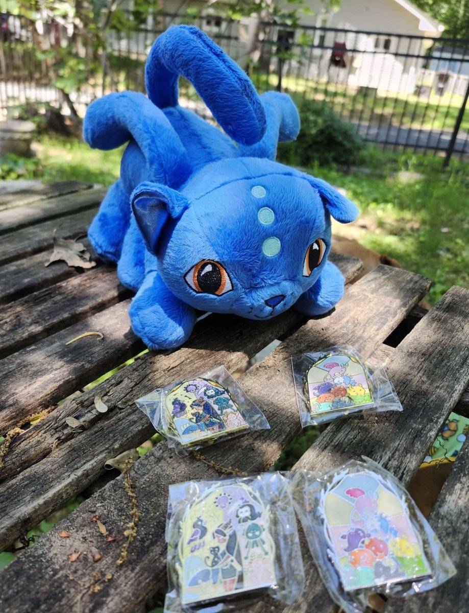 Lydia the Midnight Coeurl Kit Plush - CuddleCore