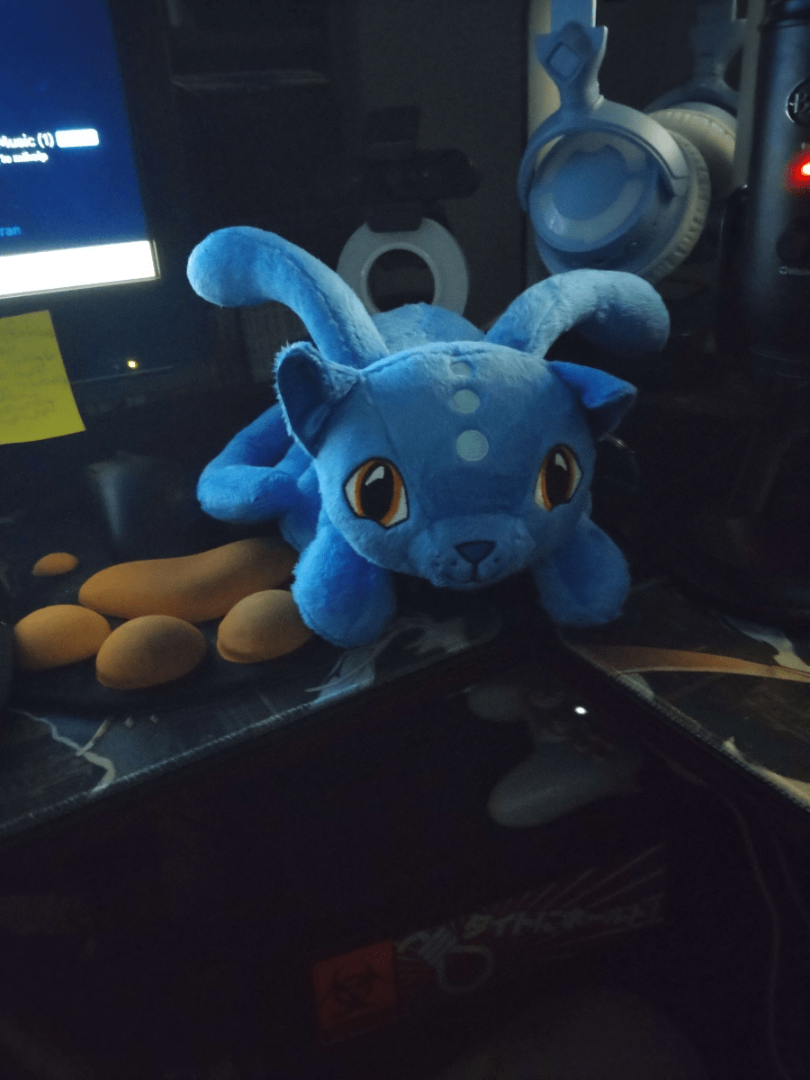 Lydia the Midnight Coeurl Kit Plush - CuddleCore