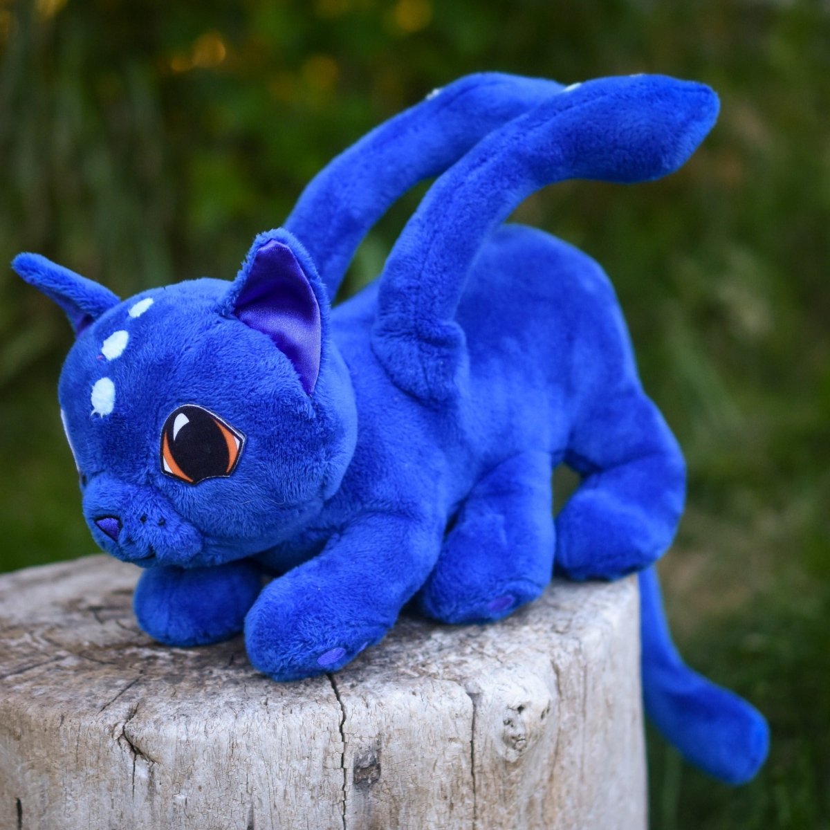 lydia the midnight coeurl kit plush - cuddlecore
