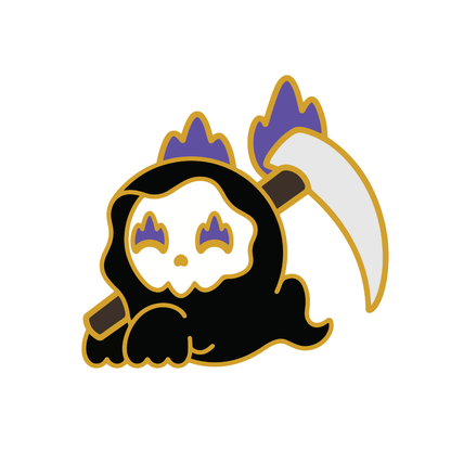 Mori the Mini Reaper Enamel Pin - CuddleCore