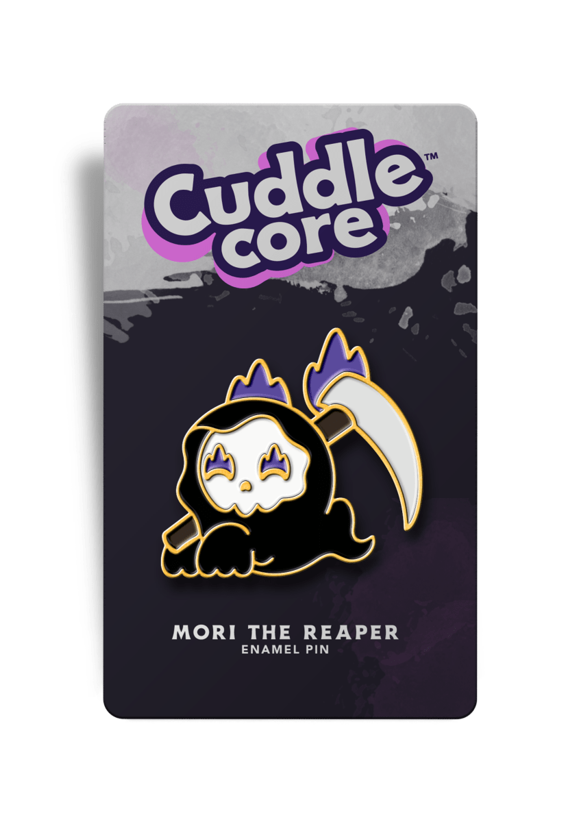 mori the mini reaper enamel pin - cuddlecore