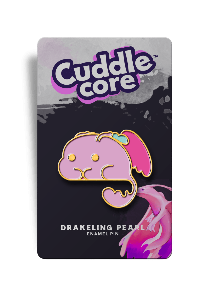 Pearl the Fae Drakeling Enamel Pin - CuddleCore