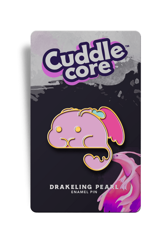 Pearl the Fae Drakeling Enamel Pin - CuddleCore