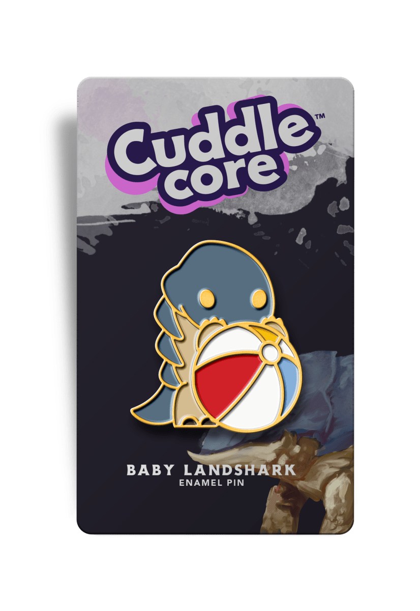 Slate the Baby Stoneshark Enamel Pin - CuddleCore
